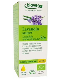 Biover Aceite Esencial Lavandula Hybrida Clone Super 10Ml