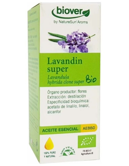 Biover Aceite Esencial Lavandula Hybrida Clone Super 10Ml