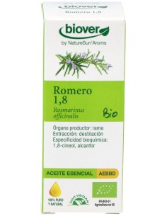 Biover Aceite Esencial Rosmarinus Officinalis Romero Bio...