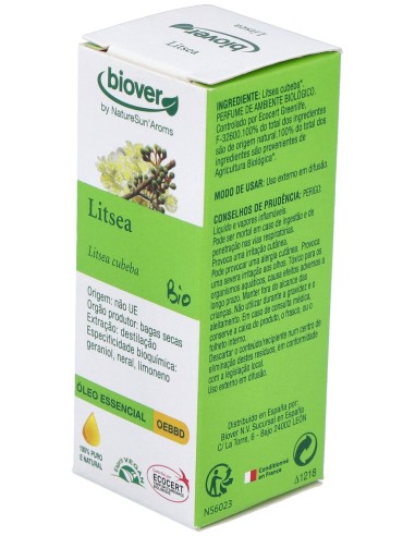 Biover Aceite Esencial Litsea Cubeba Litsea Bio...