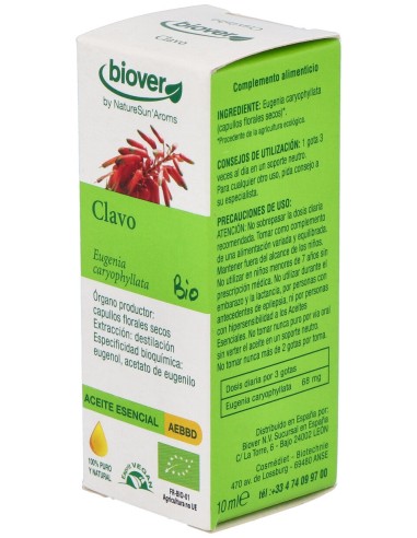 Clavo Oleo Esencial Bio 10Ml.