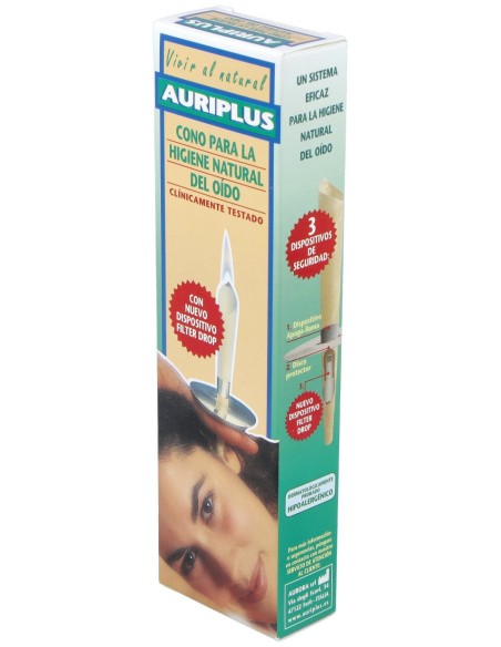 Auriplus Cono Para Higiene Natural Del Oído 2Uds