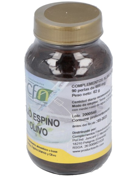 Cfn Ajo Espino Blanco Olivo 90Caps