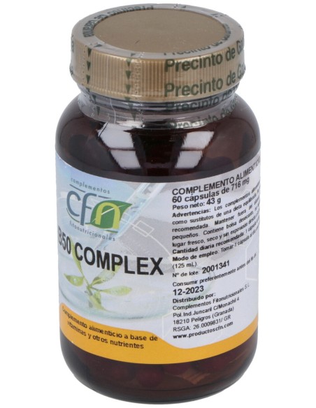 Cfn Vitamina B50 Complex 60Caps