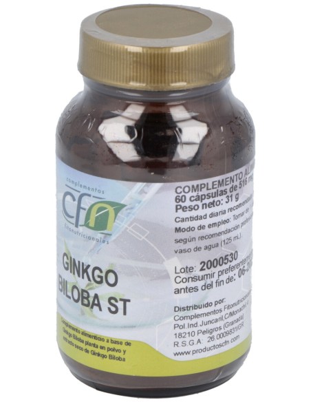 Ginkgo Biloba (24%)St 60Cap.
