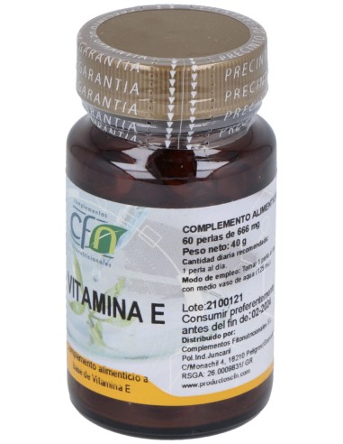 Cfn Vitamina E 400Ui Natural 60 Perlas
