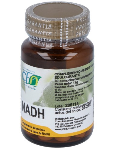 Nadh Sublingual 10Mg. 30Comp.