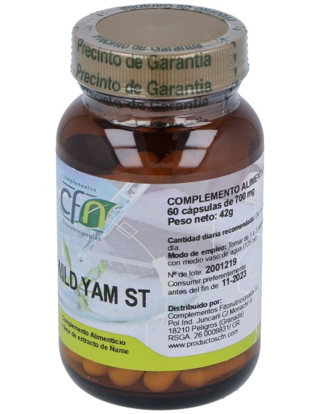 Cfn Ñame Silvestre 580Mg 60Caps