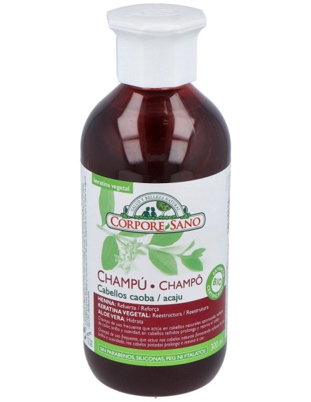 Corpore Sano Champu Cabellos Caoba 300 Ml Bio