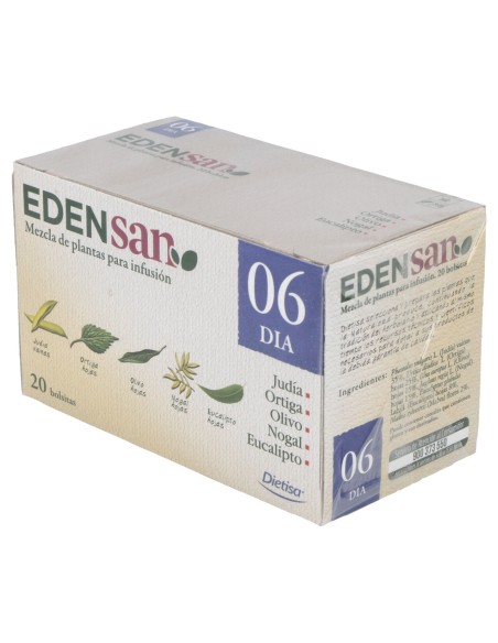 Edensan 06 Dia Filtro Infusiones 20Uds