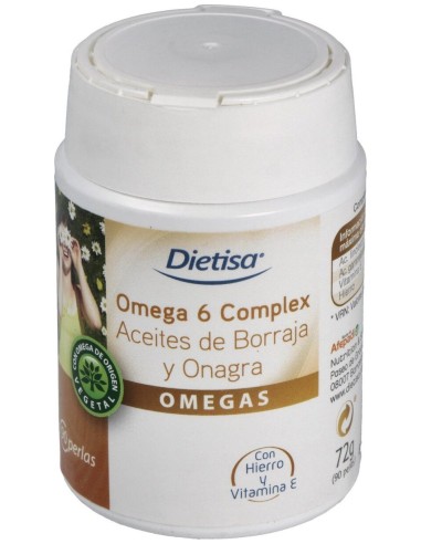 Dietisa Omega 6 Complex Aceite De Borraja Y...