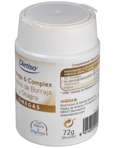 Dietisa Omega 6 Complex Aceite De Borraja Y...