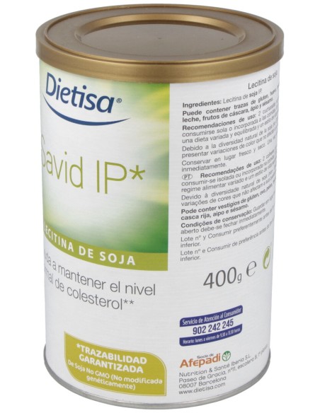 Lecitina Ip (Identidad Preservada) Savid 400Gr.