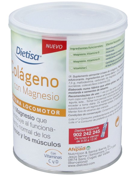 Dietisa Colágeno Con Magnesio 350G
