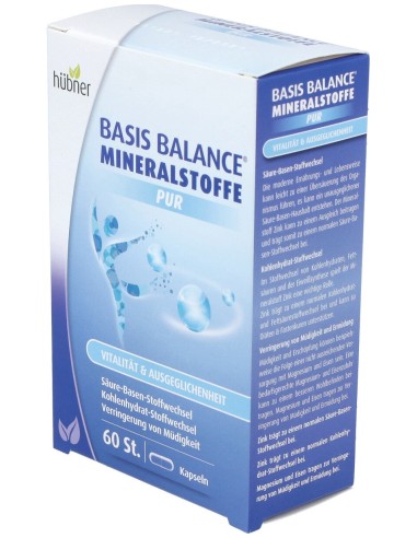 Hübner Basis Balance Minerales Puros 60Caps