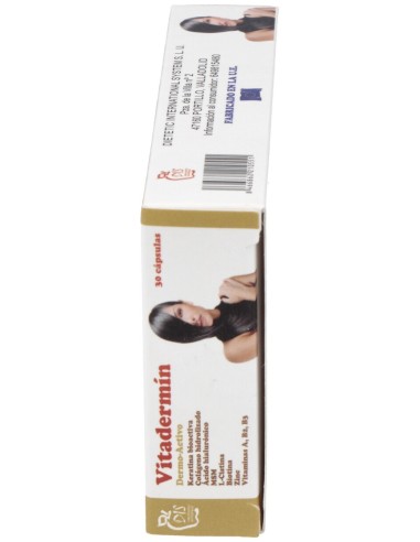 Vitadermin 30Cap.(Piel-Cabello-Uñas)