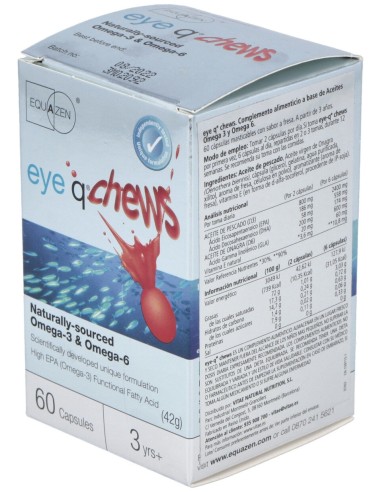 Equazen Chews Masticable Fresa 60Caps