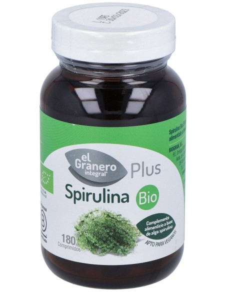 Granero Complemento Spirulina Bio 180 Comp