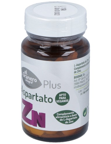 Granero Integral Zinc Aspartato 360Mg 100Comp