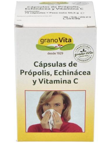 Granovita Capsulas Resfriado 75 Cap 250 Mg
