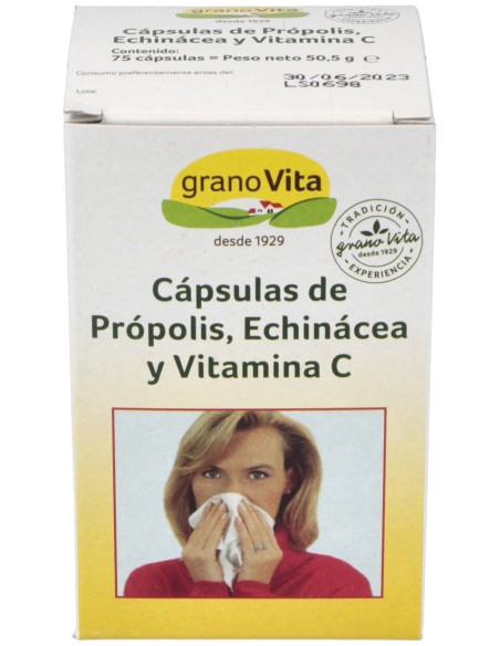 Granovita Capsulas Resfriado 75 Cap 250 Mg
