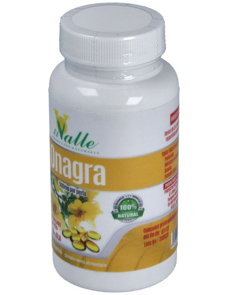 El Valle Aceite De Onagra 500Mg 100 Perlas