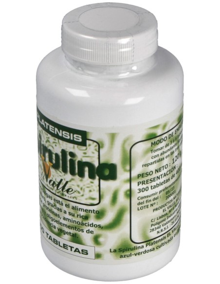 El Valle Spirulina 400Mg 300Comp