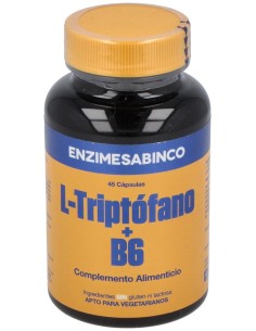 Enzime Sabinco L Triptofano 500Mg 45Caps