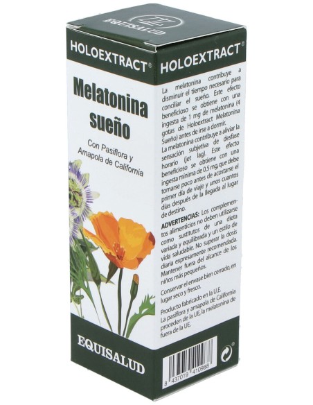 Holoextract Melatonina Sueño 50Ml.