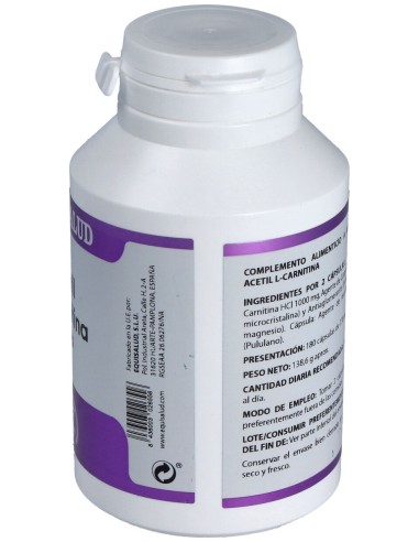 Holomega Acetil L- Carnitina 180Cáps