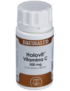 Holovit Vitamina C 500Mg (L-Ascorbato Cálcico) 50Cáps