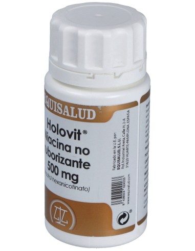 Holovit Niacina No Ruborizante 500Mg. 50Cap.