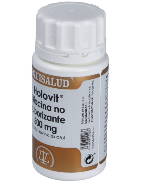 Holovit Niacina No Ruborizante 500Mg. 50Cap.