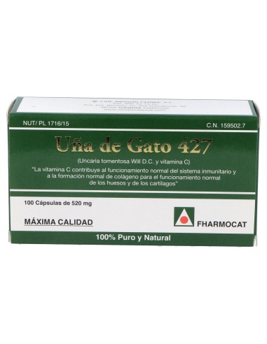 Fharmocat Uña De Gato 427 100Cáps