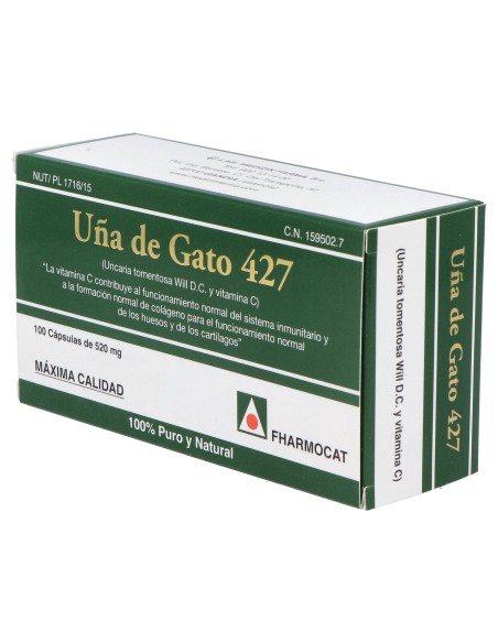 Fharmocat Uña De Gato 427 100Cáps