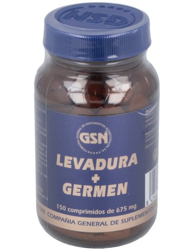 Gsn Levadura Cerveza + Germen Trigo 150Comp