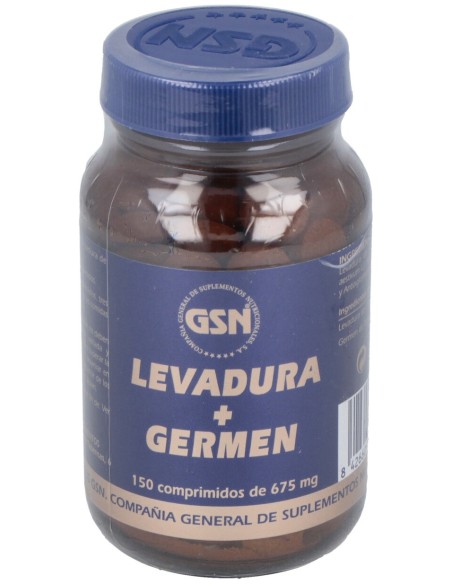 Gsn Levadura Cerveza + Germen Trigo 150Comp
