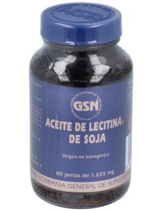 Gsn Lecitina Soja 1200Mg 80 Perlas