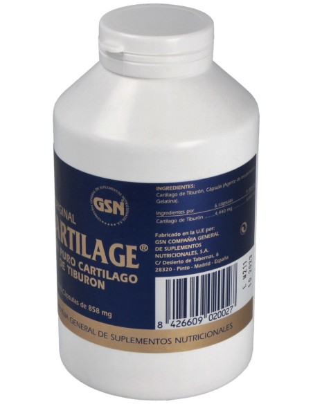 Cartilage 270Cap 740 Mg.