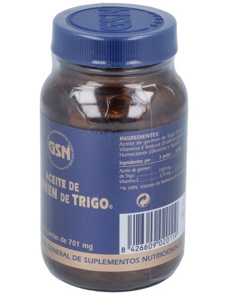 Gsn Aceite De Germen De Trigo 125Comp