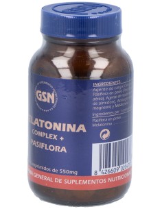 Melatonina 1Mg. Complex Con Pasiflora 120Comp.