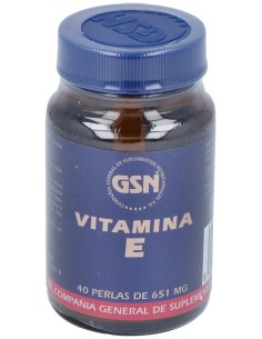 Gsn Vitamina E Natural 40Perlas