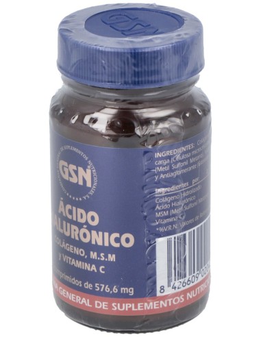 Gsn Ácido Hialurónico 60Mgx60Comps