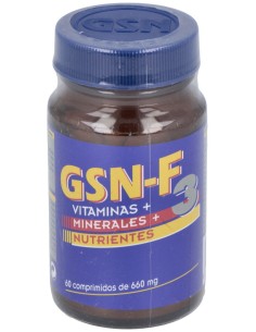 Gsn-F3 Vit. Y Min. Nutrientes 60Comp. 463 Mg.