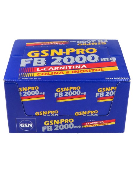 Gsn-Pro Fb-2000Mg 20Viales (Carnitina) 30 Ml