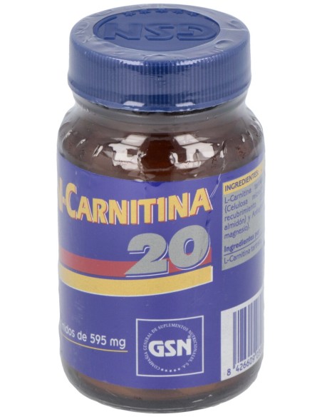 Gsn L Carnitina Pura 80 Cpr