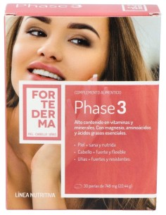 Fortederma   Phase 3   Herbora   30 Cápsulas
