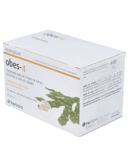 Inf.Herboplant Obes Nº 4 Diuretica 20Sbs