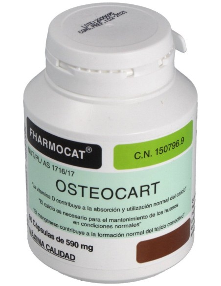 Osteocart (Calcio,Fluor,Vit.A Y D) 650Mg. 60Cap.