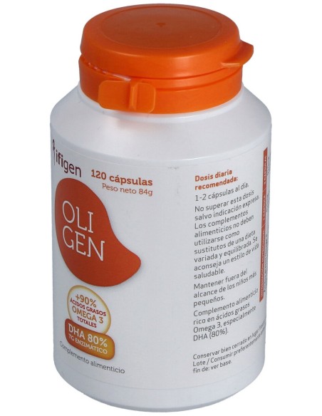 Oligen Dha 80% Tg Enzimatico 120Cap.